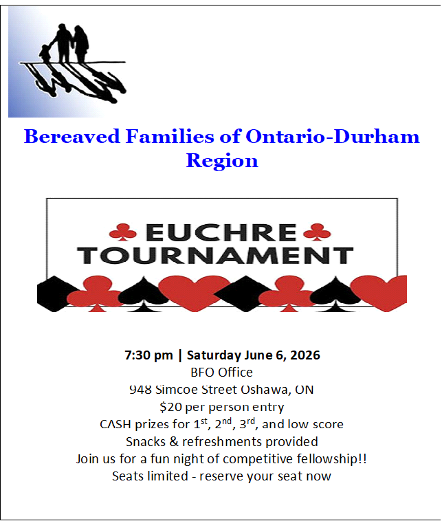 euchre tournament flyer june 6 2026