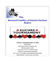 euchre tournament flyer september 21st 1